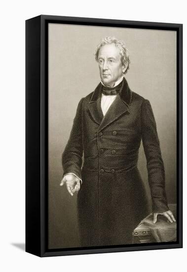 Edward Everett (1794-1865) Engraved by D.J. Pound from a Photograph, from 'The Drawing-Room of…-John Jabez Edwin Paisley Mayall-Framed Stretched Canvas