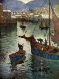 The Harbour, Polperro, Cornwall, 1924-1926-Edward Frederick Ertz-Stretched Canvas