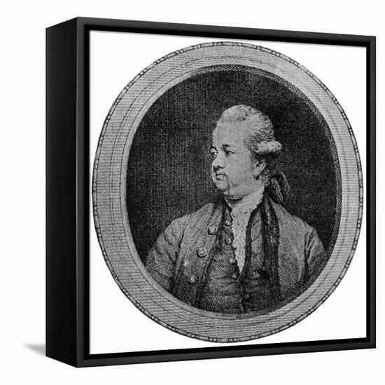 Edward Gibbon - English-Joshua Reynolds-Framed Stretched Canvas