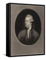 Edward Gibbon-Sir Joshua Reynolds-Framed Stretched Canvas