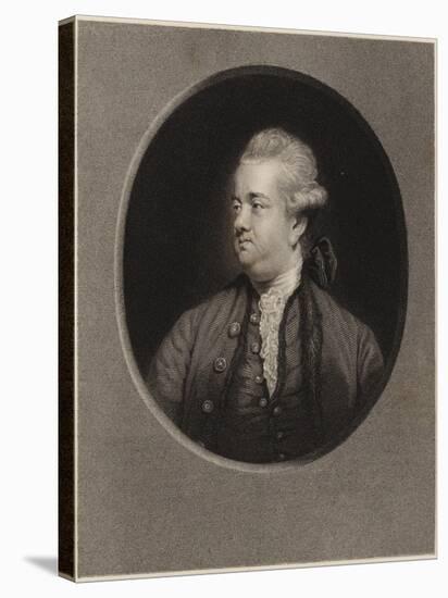 Edward Gibbon-Sir Joshua Reynolds-Stretched Canvas
