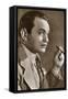 Edward Goldenberg Robinson, American Stage and Film Actor, of Romanian Origin, 1933-null-Framed Stretched Canvas
