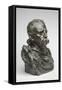 Edward H. Harriman, Modeled 1909, Cast by Alexis Rudier (1874-1952), 1925 (Bronze)-Auguste Rodin-Framed Stretched Canvas