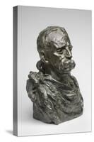 Edward H. Harriman, Modeled 1909, Cast by Alexis Rudier (1874-1952), 1925 (Bronze)-Auguste Rodin-Stretched Canvas