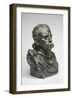 Edward H. Harriman, Modeled 1909, Cast by Alexis Rudier (1874-1952), 1925 (Bronze)-Auguste Rodin-Framed Giclee Print