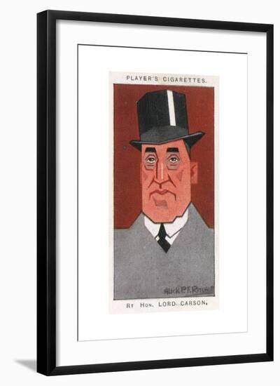 Edward Henry Carson, Baron Carson-Alick P^f^ Ritchie-Framed Giclee Print