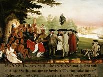 Penn's Treaty with the Indians, 1840-45-Edward Hicks-Giclee Print