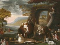 Peaceable Kingdom, C.1834-Edward Hicks-Giclee Print