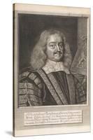 Edward Hide, from 'Historical Memorials of the English Laws' by William Dugdale, London 1666-David Loggan-Stretched Canvas