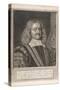 Edward Hide, from 'Historical Memorials of the English Laws' by William Dugdale, London 1666-David Loggan-Stretched Canvas