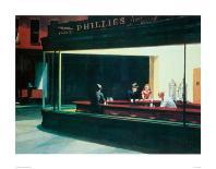 Nighthawks, c.1942-Edward Hopper-Framed Poster