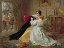 Ruth Embracing Her Mother-In-Law, 1873-Edward Hughes-Framed Stretched Canvas