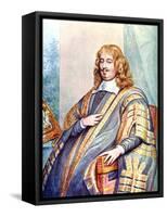 Edward Hyde, 1st Earl of Clarendon, 17th Century English Statesman and Historian, C1905-George Perfect Harding-Framed Stretched Canvas