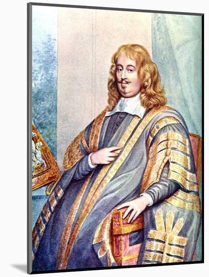 Edward Hyde, 1st Earl of Clarendon, 17th Century English Statesman and Historian, C1905-George Perfect Harding-Mounted Giclee Print