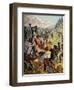 Edward I Attacks Scotland-null-Framed Giclee Print