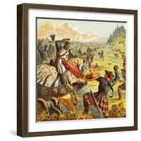 Edward I Attacks Scotland-English-Framed Giclee Print