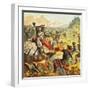 Edward I Attacks Scotland-English-Framed Giclee Print