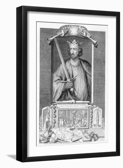 Edward I, King of England, (18th century)-George Vertue-Framed Giclee Print