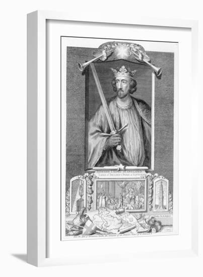 Edward I, King of England, (18th century)-George Vertue-Framed Giclee Print