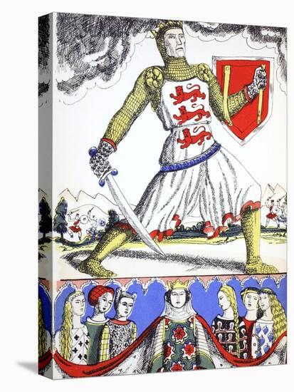 Edward I, King of England from 1272, (1932)-Rosalind Thornycroft-Stretched Canvas