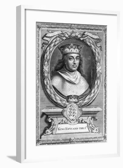 Edward I of England, (1239-130)-P Vanderbanck-Framed Giclee Print