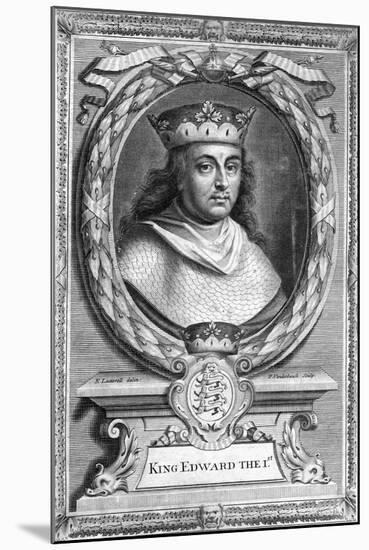 Edward I of England, (1239-130)-P Vanderbanck-Mounted Giclee Print