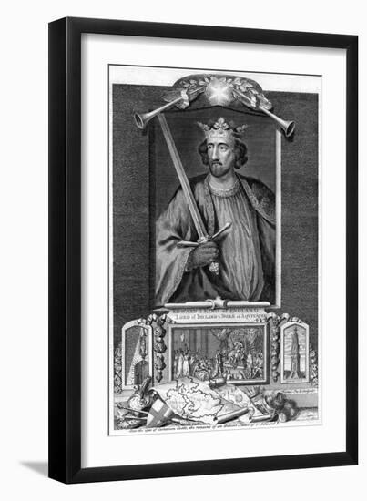 Edward I of England-George Vertue-Framed Giclee Print
