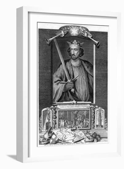 Edward I of England-George Vertue-Framed Giclee Print