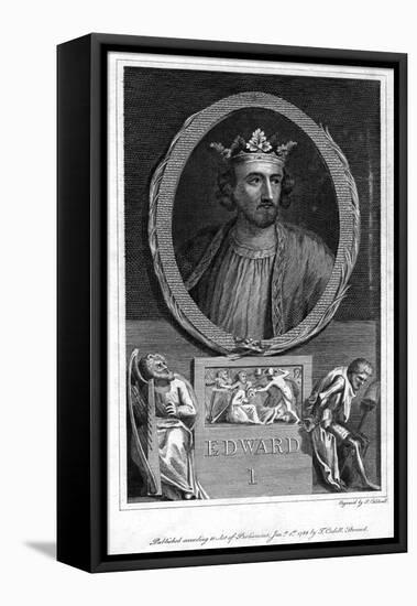 Edward I of England-J Caldwall-Framed Stretched Canvas