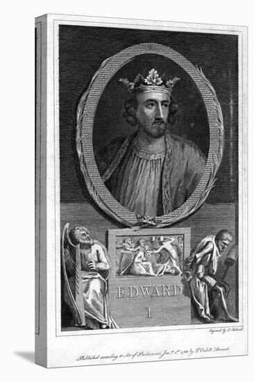 Edward I of England-J Caldwall-Stretched Canvas