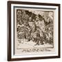 Edward I's Wars with the Welsh - How the King Shared the Hardships of His Men, Illustration from…-Henry Justice Ford-Framed Giclee Print