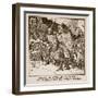 Edward I's Wars with the Welsh - How the King Shared the Hardships of His Men, Illustration from…-Henry Justice Ford-Framed Giclee Print