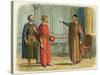 Edward I Threatens Roger-James Doyle-Stretched Canvas