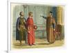 Edward I Threatens Roger-James Doyle-Framed Art Print