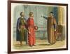 Edward I Threatens Roger-James Doyle-Framed Art Print