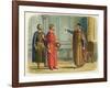 Edward I Threatens Roger-James Doyle-Framed Art Print