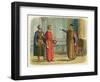 Edward I Threatens Roger-James Doyle-Framed Art Print