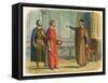 Edward I Threatens Roger-James Doyle-Framed Stretched Canvas