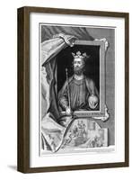 Edward II of England. 18th Century-George Vertue-Framed Giclee Print