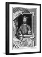Edward II of England. 18th Century-George Vertue-Framed Giclee Print