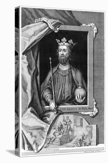 Edward II of England. 18th Century-George Vertue-Stretched Canvas