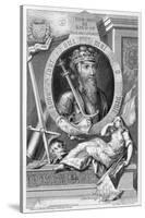 Edward III, 14th century King of England, (18th century)-George Vertue-Stretched Canvas