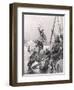 Edward III Crossing the Somme before the Battle of Crecy, Illustration from 'British Battles on…-Richard Caton Woodville II-Framed Giclee Print