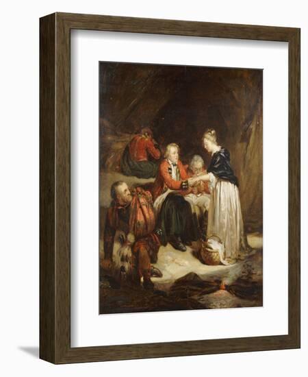 Edward in Scotland-Hippolyte Delaroche-Framed Giclee Print