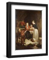 Edward in Scotland-Hippolyte Delaroche-Framed Giclee Print