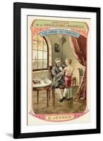 Edward Jenner, English Doctor and Scientist Who Discovered a Vaccine Against Smallpox-null-Framed Giclee Print