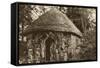 Edward Jenner's Thatched Hut, Berkeley, Gloucestershire, 20th Century-S Pead-Framed Stretched Canvas