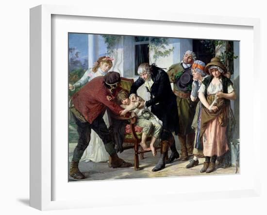 Edward Jenner-Gaston Melingue-Framed Giclee Print