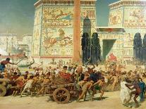 Wagons, Detail from Israel in Egypt, 1867-Edward John Poynter-Framed Giclee Print