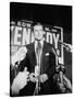 Edward Kennedy During Campaign for Election in Senate Primary-Carl Mydans-Stretched Canvas